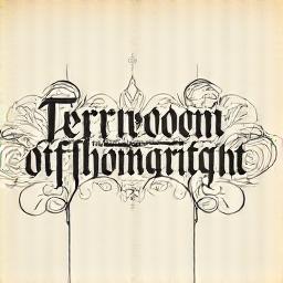 Calligraphic script showing the word 'Indenture' in copperplate style